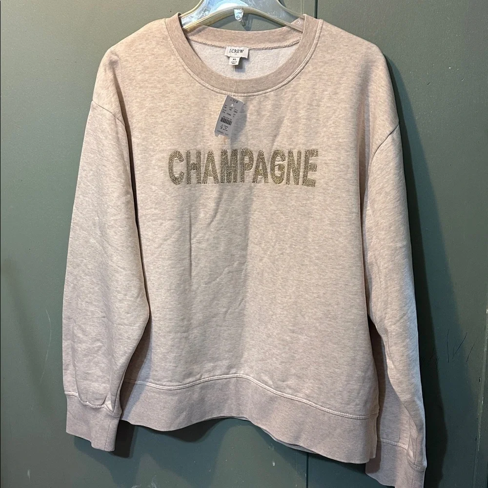 J. Crew Beige Sweatshirt